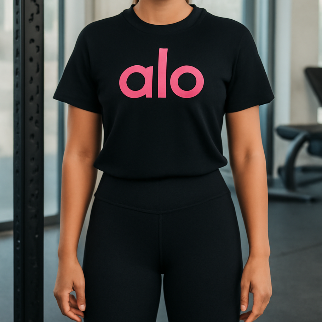 Ensemble alo 3 pièces (LEGGINGS + BRA + T-SHIRT)
