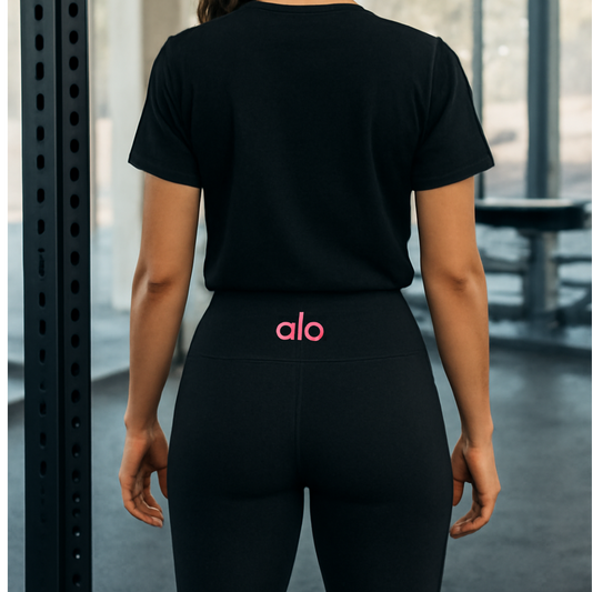 Ensemble alo 3 pièces (LEGGINGS + BRA + T-SHIRT)