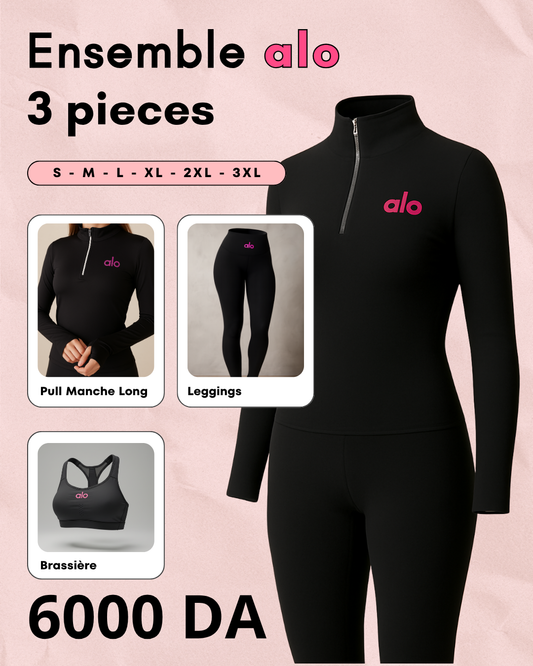 Ensemble alo 3 Pièces ( manche long )